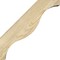 Ekena Millwork 4"W x 14"D x 14"H Funston Rough Sawn Knee Brace, Douglas Fir BRC04X14X14FST00RDF - alternate 2